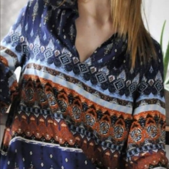 Last one Printed boho blouse - Picture 4 of 6